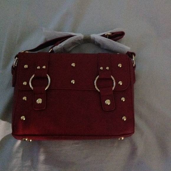 Vintage inspired crossbody shoulder studded bag - Picture 3 of 7